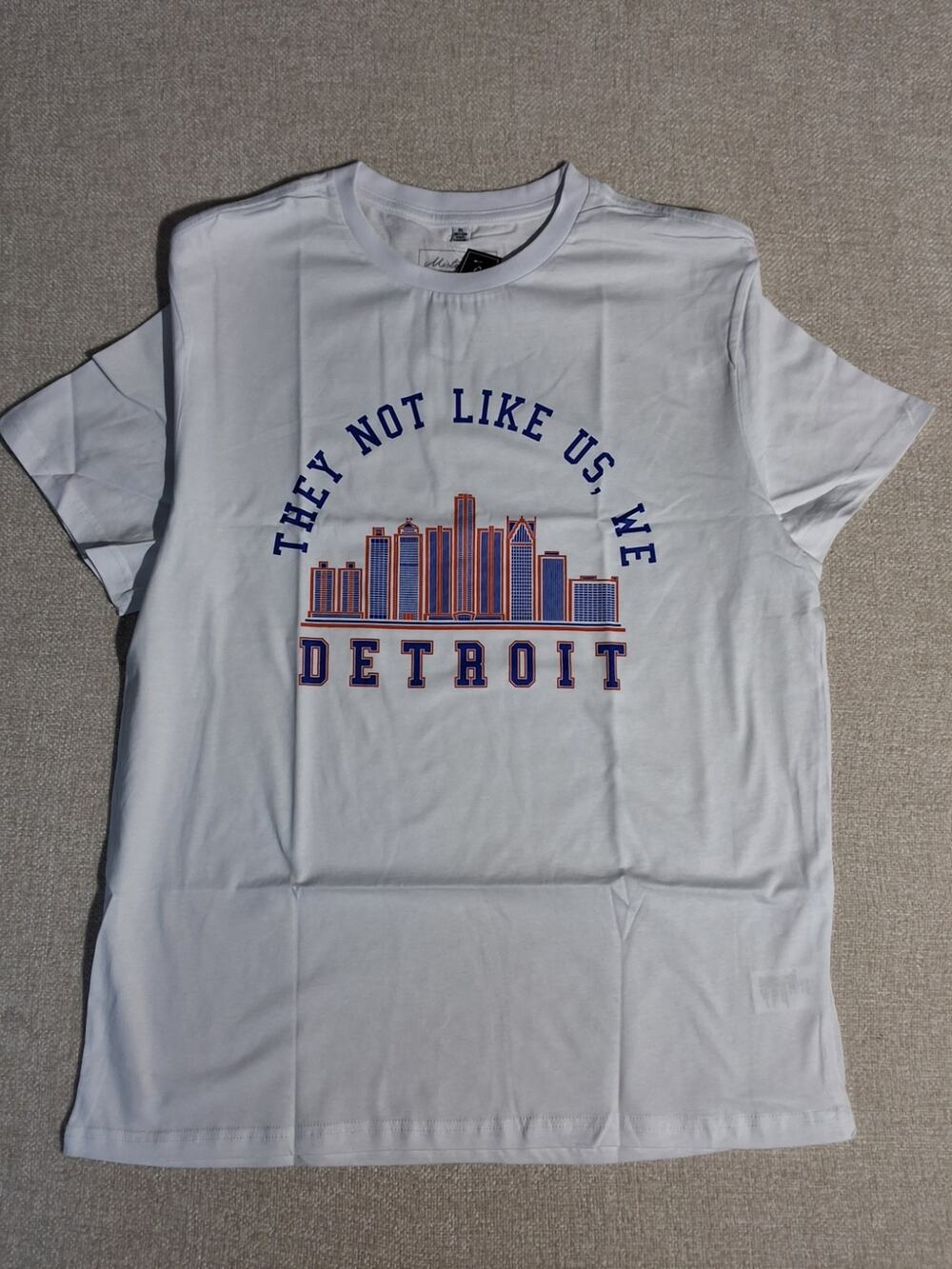 Mister T Detroit White Graphic Shirt Mens XL NWT Streetwear Tee